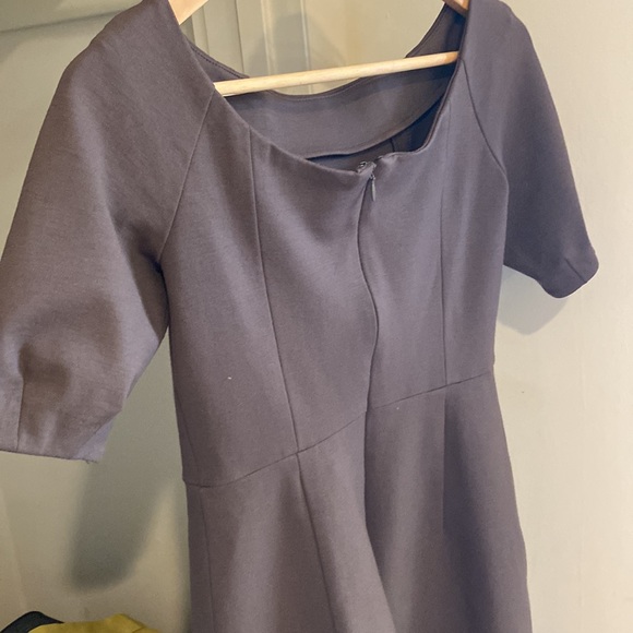 Banana Republic brown sheath short sleeve crew neck dress - Picture 3 of 10